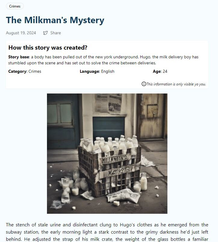 Stories - AI Story Generator